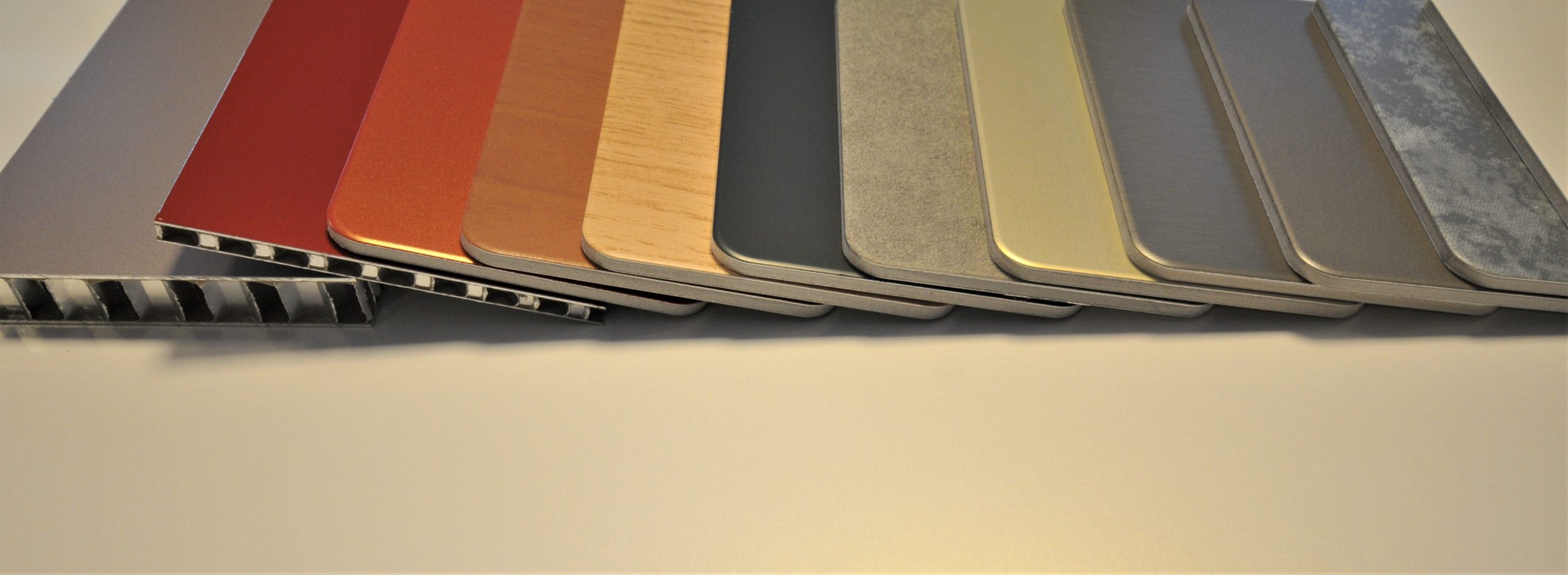 Aluminium-composiet-honingraat-kleuren composiet-aluminium-honingraat-kleuren