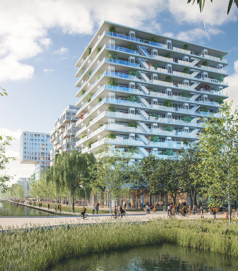 De-Voortuinen-Amsterdam-West-woontoren-gevelbekleding-Allpro